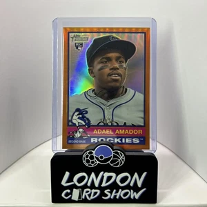 2025 Topps Heritage Adael Amador #61 Chrome Refractor (RC) /25 - Bild 1 von 2