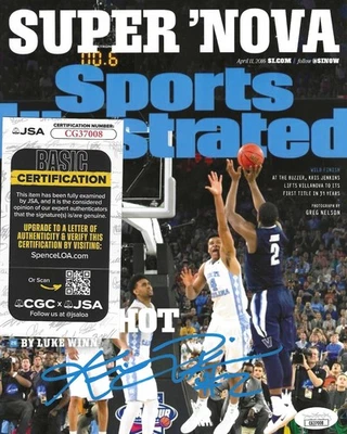 Kris Jenkins Signed 8x10 Photo w/ JSA COA Sports Illustrated Villanova Wildcats - Image 1 of 2