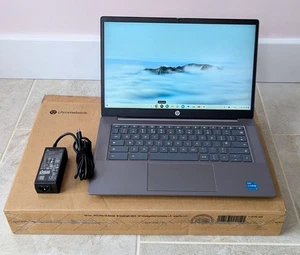 2025 HP 14" Chromebook Plus 14A-NF0000NA | i3 N305 8GB RAM 256GB +PSU & HP WRNTY - Picture 1 of 10