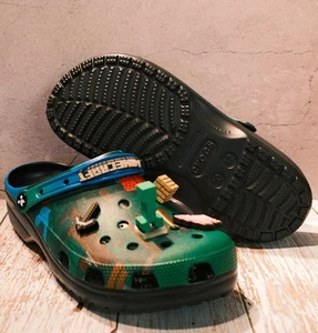 Crocs x Minecraft Men's Classic Clog (Multi) 210829-90H Size 10 In Men - Picture 1 of 4