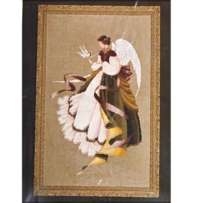 1991 LAVENDER & LACE VICTORIAN CROSS STITCH CHART:  ANGEL OF GRACE   LF - Image 1 of 3