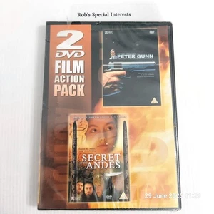 2-DVD Action Pack Peter Gunn Secret of the Andes 2004 DVD Action Double Film - Picture 1 of 9