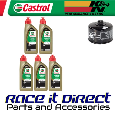 Kit de servicio para BMW K1600 GTL exclusivo 2013-2016 Castrol y K&N Foto 1 de 4