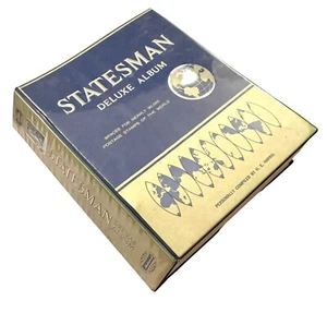 Collezione Francobolli Vintage Statista Deluxe Album Affrancatura 300+ Francobolli BELLI - Foto 1 di 6