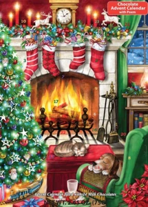 Vermont Christmas Company Cozy Christmas Chocolate Advent Calendar (Countdown to - Picture 1 of 12
