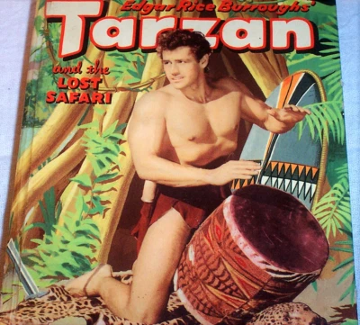 1957 Tarzan Lost Safari Edgar Rice Burroughs Africa Jungle Gordon Scott Beefcake - Image 1 of 4