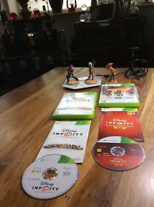 Xbox 360 Disney Infinity Bundle, Base & 3 Figures & 2 Games 0.1 & 0.3 - Picture 1 of 5