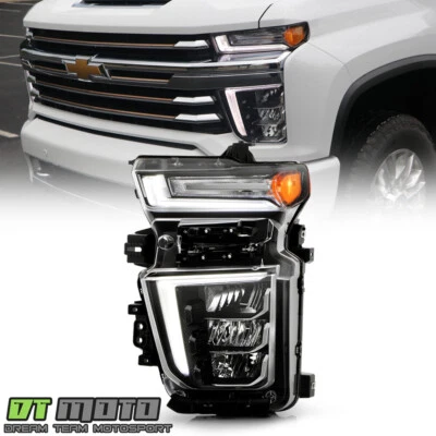 Para Chevy Silverado 2500HD 3500HD 2020-2023 LED Alto Bajo + DRL Faro Driver Foto 1 de 4