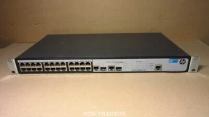 HP JG539A 1910-24 PoE+ OfficeConnect Switch 24x RJ-45 10/100 PoE+ + 2x SFP Ports - Picture 1 of 3
