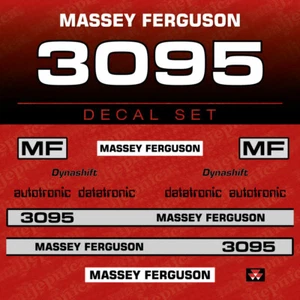 Massey Ferguson 3095 Tractor Aftermarket Decal Sticker Aufkleber Adesivo Set - Picture 1 of 3