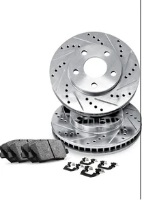 Front Brake Rotors Kit Volvo C30 2012-2013Ford Focus2012-2018FordC-Max2013-2018 - Picture 1 of 8