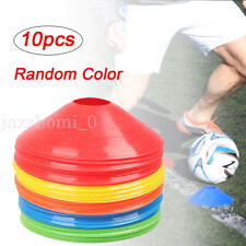10X Football Cones Training Marker Sports Markers Disc Soccer Rugby Plastic Sets