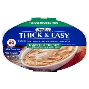 Thick & Easy 60749 Purees Microwave Meal Roasted Turkey Dinner 7 oz 7 Ct - Picture 1 of 5