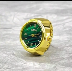 Fashion Fingeruhr Ringuhr Punk Finger Mini Uhr Quarzuhr Ring Herren Damen - Bild 1 von 3