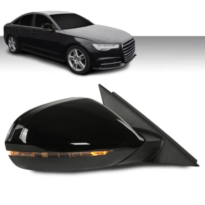 Side Mirror Fit For 2012-2018 Audi A6, A6 Quattro, S6 Passenger Right Side RH - Image 1 of 4