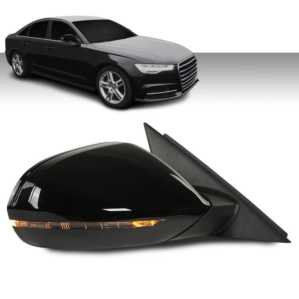 Espejo retrovisor lateral apto para Audi A6 2012-2018, A6 Quattro, S6 pasajero lado derecho derecho derecho Foto 1 de 4