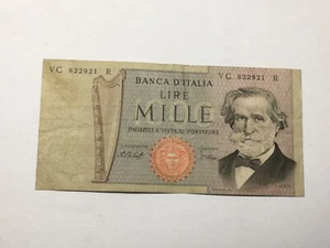 Billet Italie 1000 Lire 1969 (8-38/17) - Imagen 1 de 2