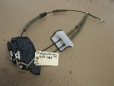 Infiniti G37 G35 2008-2013 sedán puerta trasera derecha cerradura pestillo actuador fabricante original 17812 Foto 1 de 2