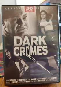 Dark Crimes - 50 Movie Pack (DVD 2012 12-Disc Set) preowned, disk # 1 is missing - Foto 1 di 2