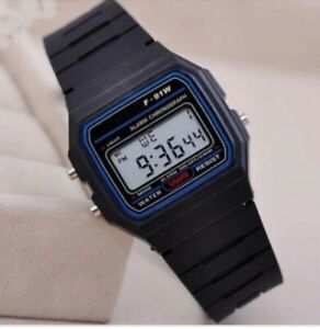 Classic Digital Watch F-91W Unisex Retro Vintage alarm new watch STOCK Casio
