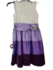 Abito To Impressionante Vestito Tafetta 12 anni Viola. Nuovo con etichetta - Foto 1 di 10