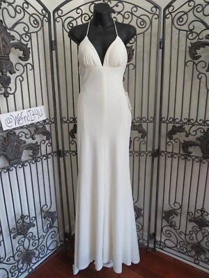 P221W DEMETRIOS 118 SZ 4  WHITE BEADED $399 WEDDING DRESS GOWN - Image 1 of 4