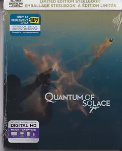 QUANTUM OF SOLACE (BLU RAY 2015) NEW SEALED Best Buy Steelbook Edition 007 R1 - Picture 1 of 2