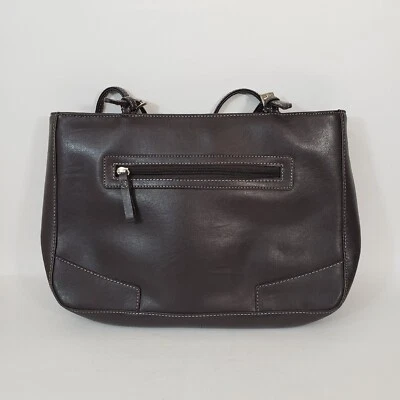 Bolso de hombro Liz Claiborne marrón imitación cuero polivinilo RN52002/CA16396 Foto 1 de 4