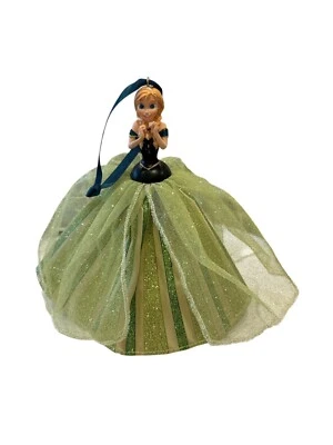 Adorno de vacaciones de cerámica congelada de los parques de Disney princesa Anna de Frozen Sparkling Foto 1 de 4