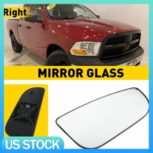 Tow Glass Mirror Right Passenger Side For 2011-2018 Ram 1500 2500 3500 4500 5500 - Picture 1 of 9