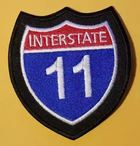US Primary Interstate 11 Highway approx. 2.75x3" Embroidered Patch * - Picture 1 of 2