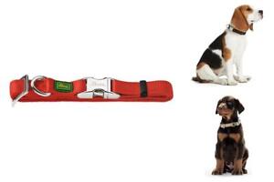 Obroża dla psa Hunter Basic aluminiowa mocna czerwona rozmiar L 45-65cm