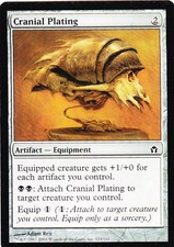 Cranial Plating x4 Fifth Dawn MtG NM
