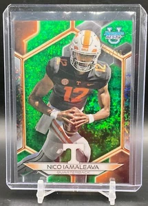 Nico Iamaleava 2023 Bowman's Best U Green Mini Diamonds 73/99 Tennessee - Picture 1 of 2