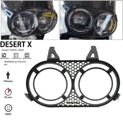 Protector de rejilla de faros para moto Ducati Desert X 2022-2023 Desert X Foto 1 de 4
