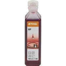 Stihl 2-Takt Motoröl (Motorenöl) HP 1:50 für 5 Liter, rotgefärbt Inhalt 100 ml