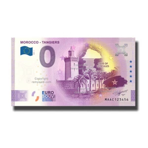 0 Euro Souvenir Banknote Morocco Tangiers Morocco MAAC 2023-1 Uncirculated - Picture 1 of 3