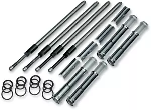 S&S CYCLE - 930-0123 - Quickee Pushrod Kit with Chrome Covers - M8 for HD Electr - Picture 1 of 1