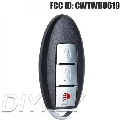 Smart Remote Key Fob for Infiniti FX35 FX45 2005 2006 2007 2008 CWTWBU619 - Image 1 of 4