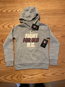 NIKE WASHINGTON REDSKINS NFL YOUTH ON FIELD FIGHT FOR OLD DC LOGO HOODIE SMALL - Bild 1 von 5