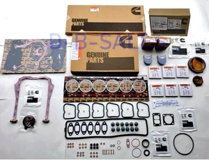 OEM CUMMINS RE-RING REBUILD KIT w/ ROD & MAIN BEARINGS 12V 5.9 VE P7100 6B 6BT - Picture 1 of 6