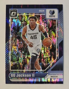 GG JACKSON II 2024-25 Donruss Optic - Purple Shock #12 Grizzlies All-Rookie - Picture 1 of 3
