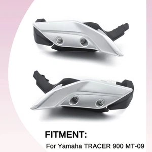 SILVER Hand Knuckle Guards Handguard For Yamaha MT-09/Tracer TRACER 900/GT FJ-09 - Picture 1 of 8