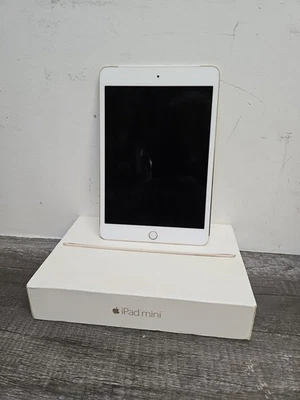 Apple iPad mini 4 A1550 16 GB, Wi-Fi + 4G, 7.9 in - Gold - Image 1 of 4