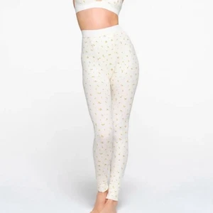 NEW Skims Cotton Rib Legging S Marigold Rosebud - Picture 1 of 6