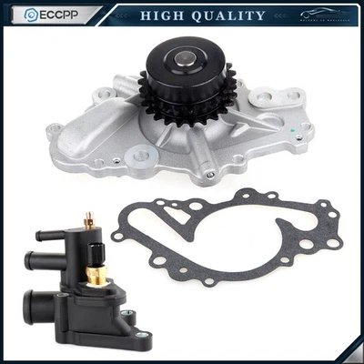 Water Pump Thermostat For Chrysler Sebring Dodge Stratus 2.7L 2001-2006 - Image 1 of 4
