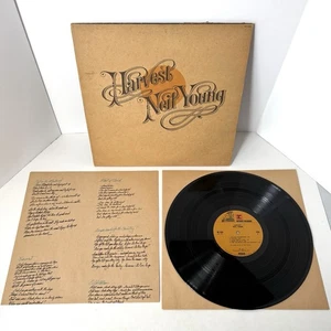 Neil Young Harvest 1972 LP Gatefold Reprise MS 2032 Poster Insert Vinyl Record - Picture 1 of 15