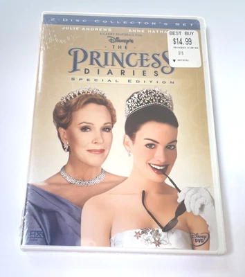 Disney's The Princess Diaries DVD 2004 2-Disc Special Edition New Sealed Foto 1 de 2
