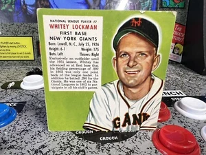 1953 Red Man Whitey Lockman NY Giants All-Star Baseball Card #7N - Picture 1 of 11