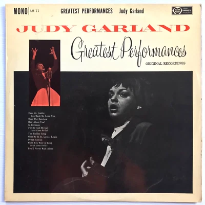 Judy Garland – Greatest Performances Original Recordings Vinyl Compilation 1961 - Image 1 of 4